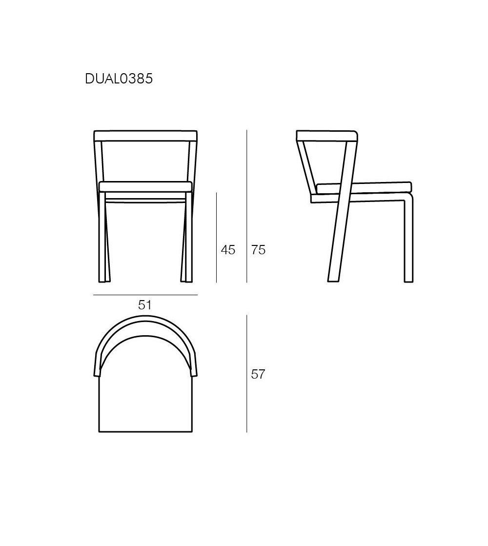Dual Chair - Il Giardino Di Legno
