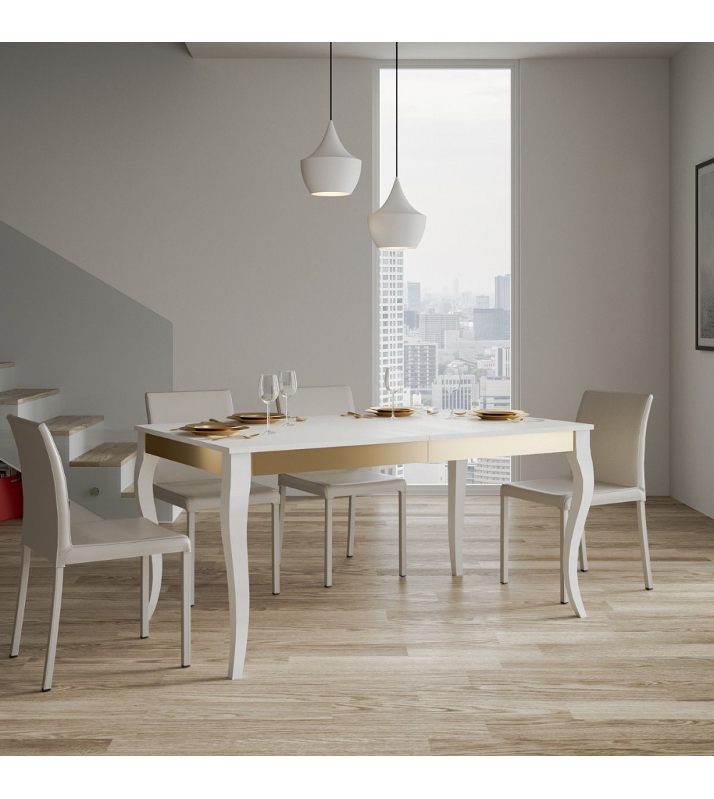 Vinciguerra Shop - Contemporary 160 Extendable Table