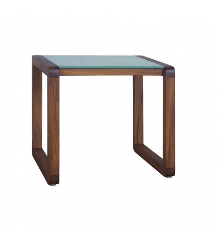 Dual Square Glass Coffee Table - Il Giardino Di Legno