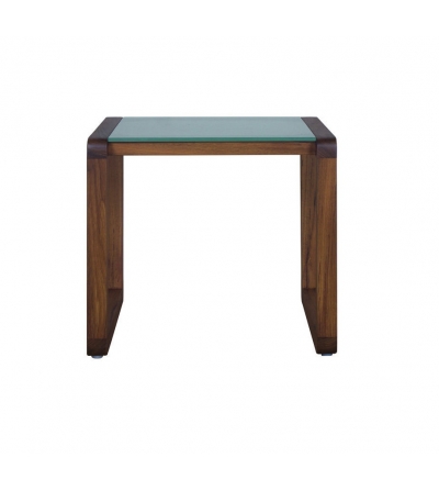 Dual Quadratischer Glas Couchtisch - Il Giardino Di Legno 2