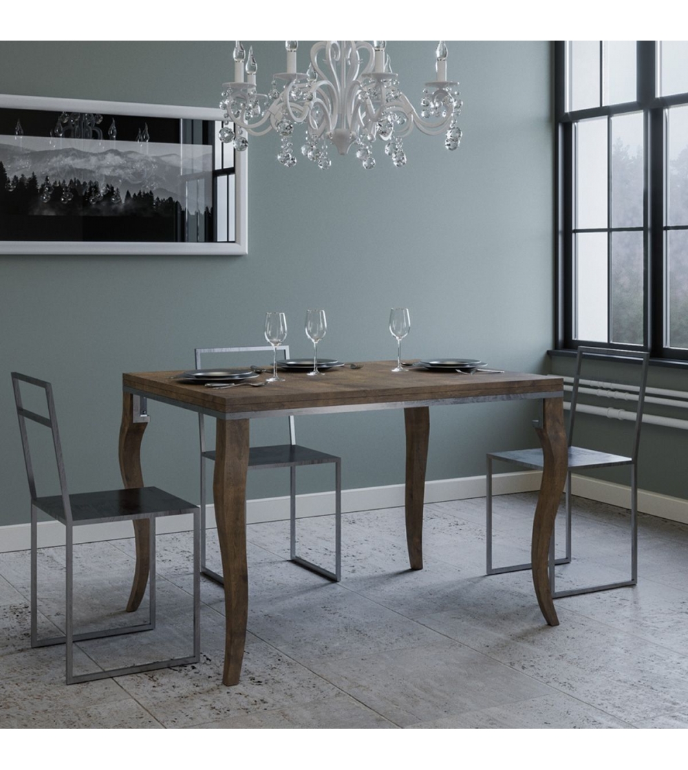Table Contemporary New 120 Extensible  - Vinciguerra Shop