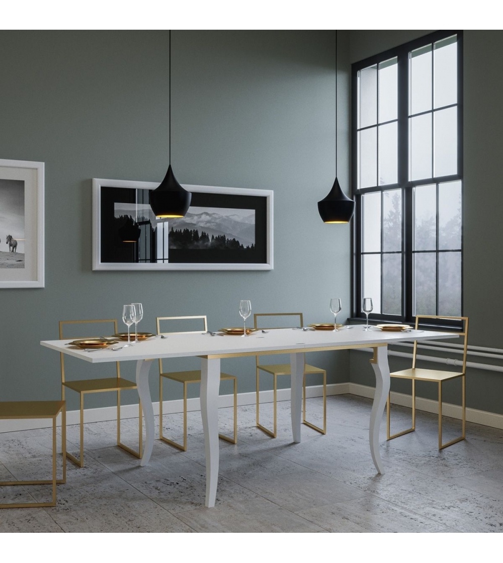 Vinciguerra Shop - Contemporary New 120 Extendable Table