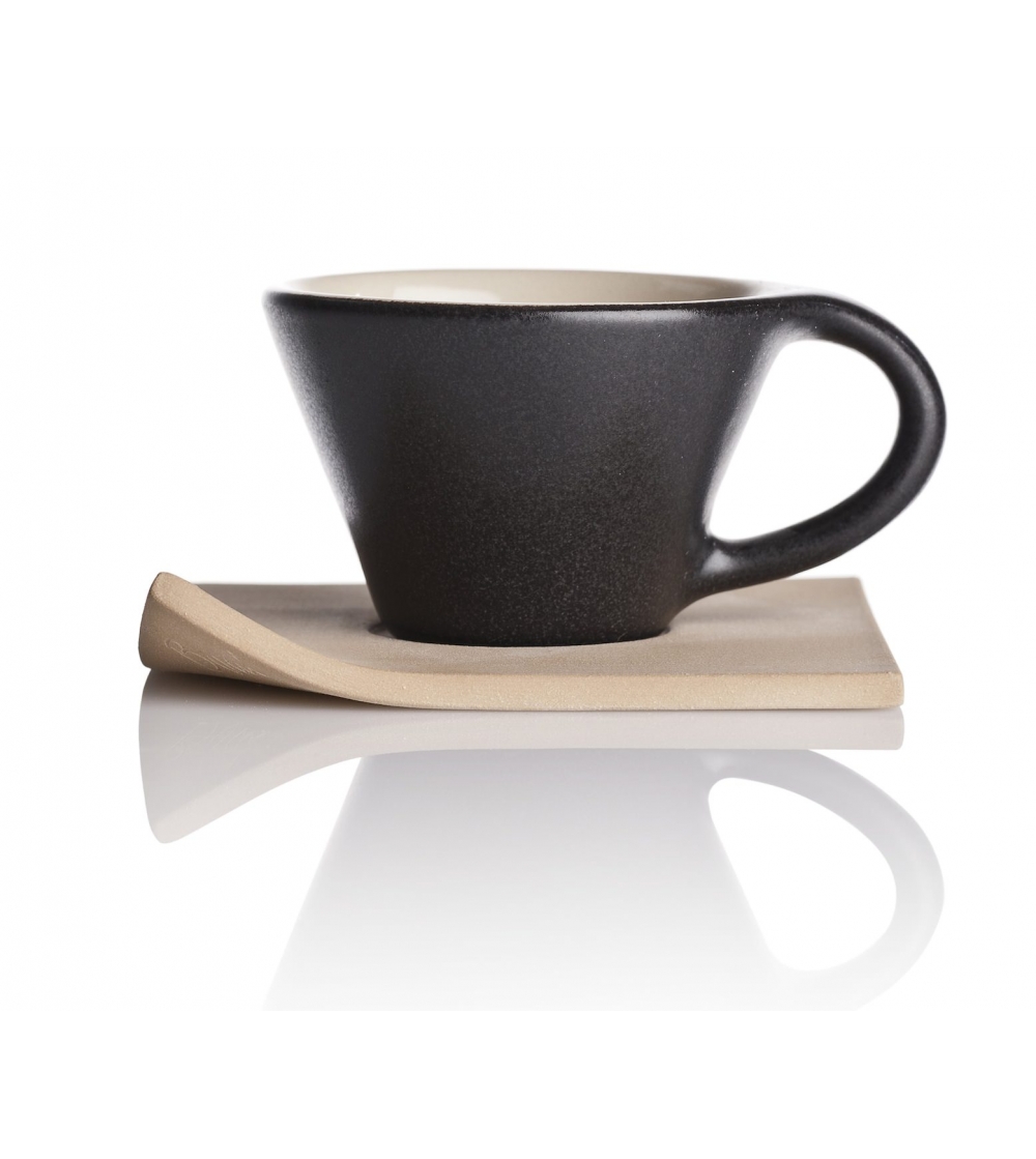 Taza De Té Con Platillo Faenza - Ceramiche Bucci