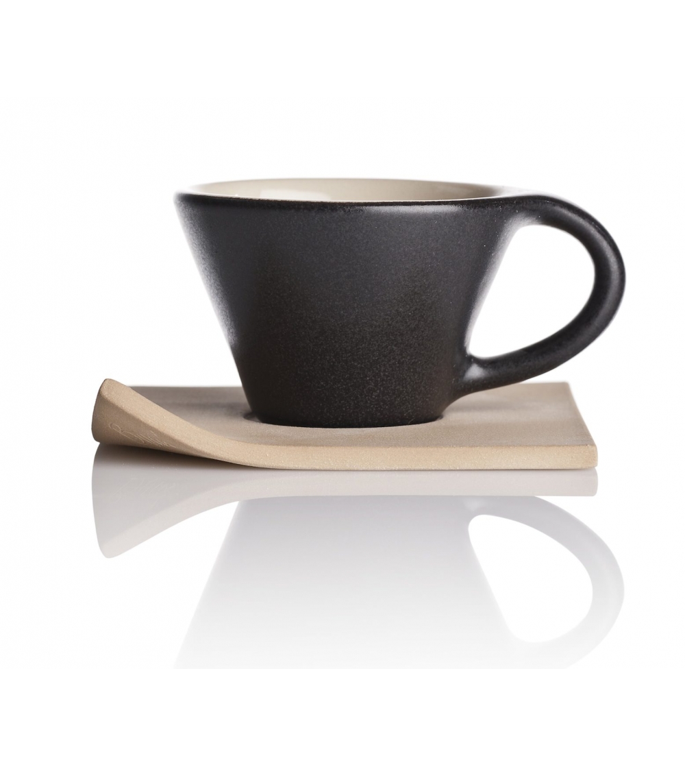 Tea Cup With Saucer Faenza - Ceramiche Bucci