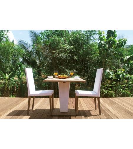 Chaise Fiji Dossier Haut - Il Giardino Di Legno