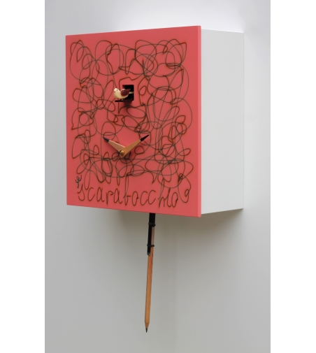 Pirondini - Scarabocchio Cuckoo Wall Clock With Pendulum