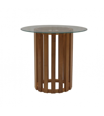 Table Ronde Verre Washington - Il Giardino Di Legno