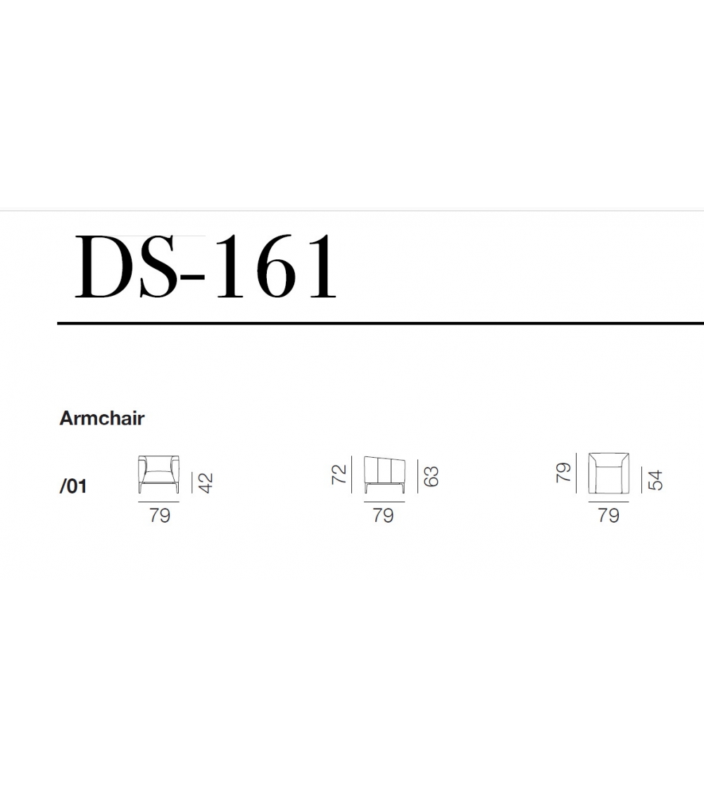 Fauteuil DS-161 - De Sede