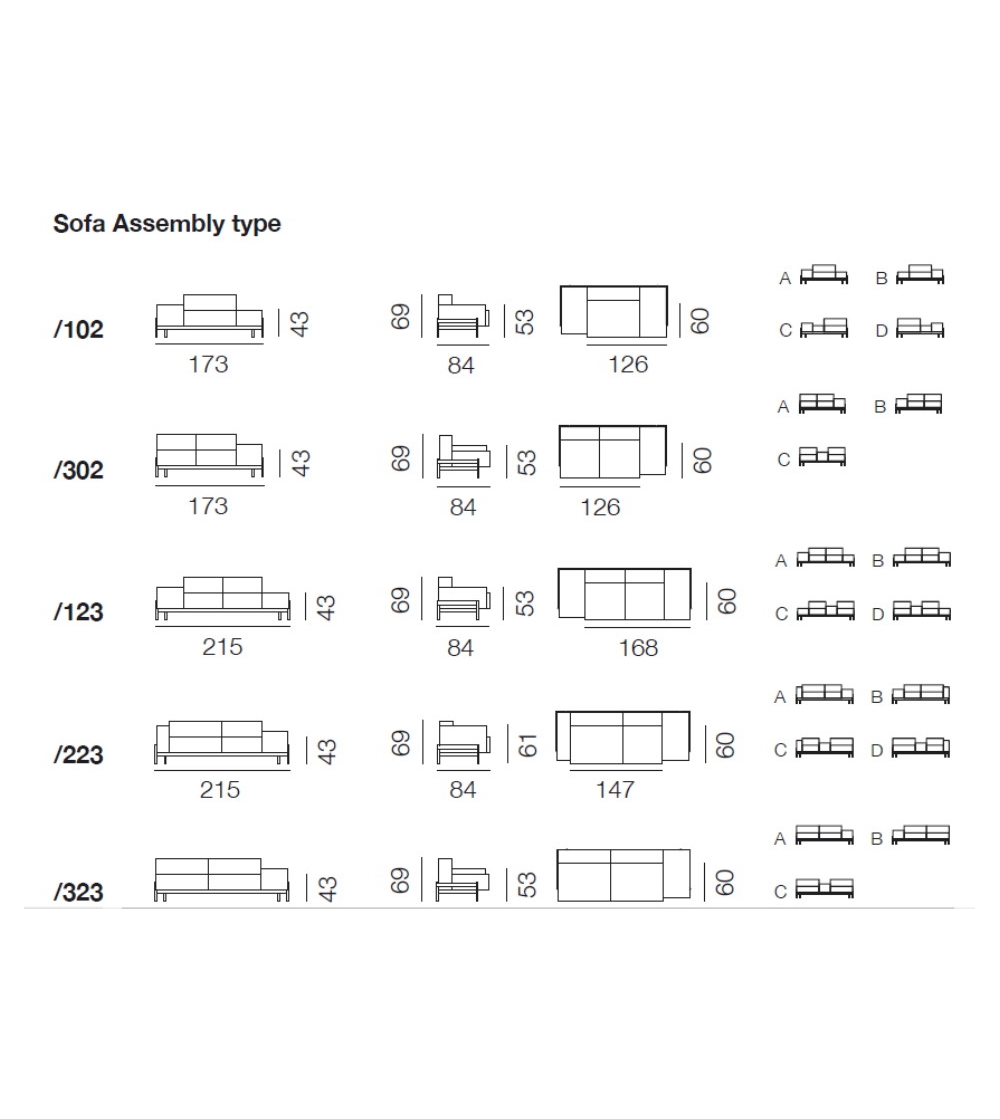 Canapé DS-21 - De Sede