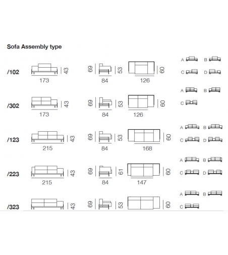 Canapé DS-21 - De Sede