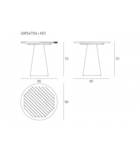 Gipsy Round Table - Il Giardino Di Legno