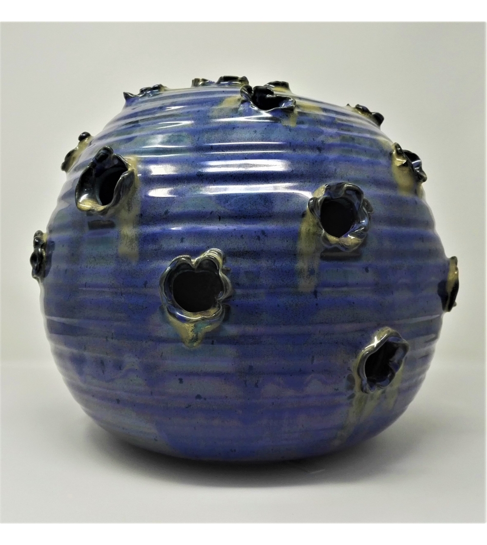 Bowling Vase With Holes - Ceramiche Bucci