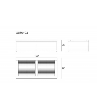 Mesa Rectangular Lui & Lei - Il Giardino Di Legno 2