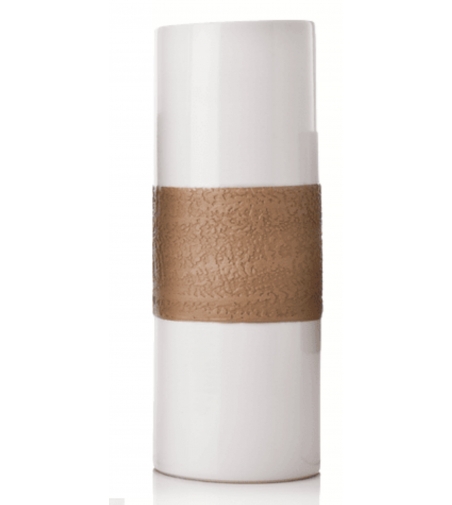 Tubes Medium White Vase - Ceramiche Bucci
