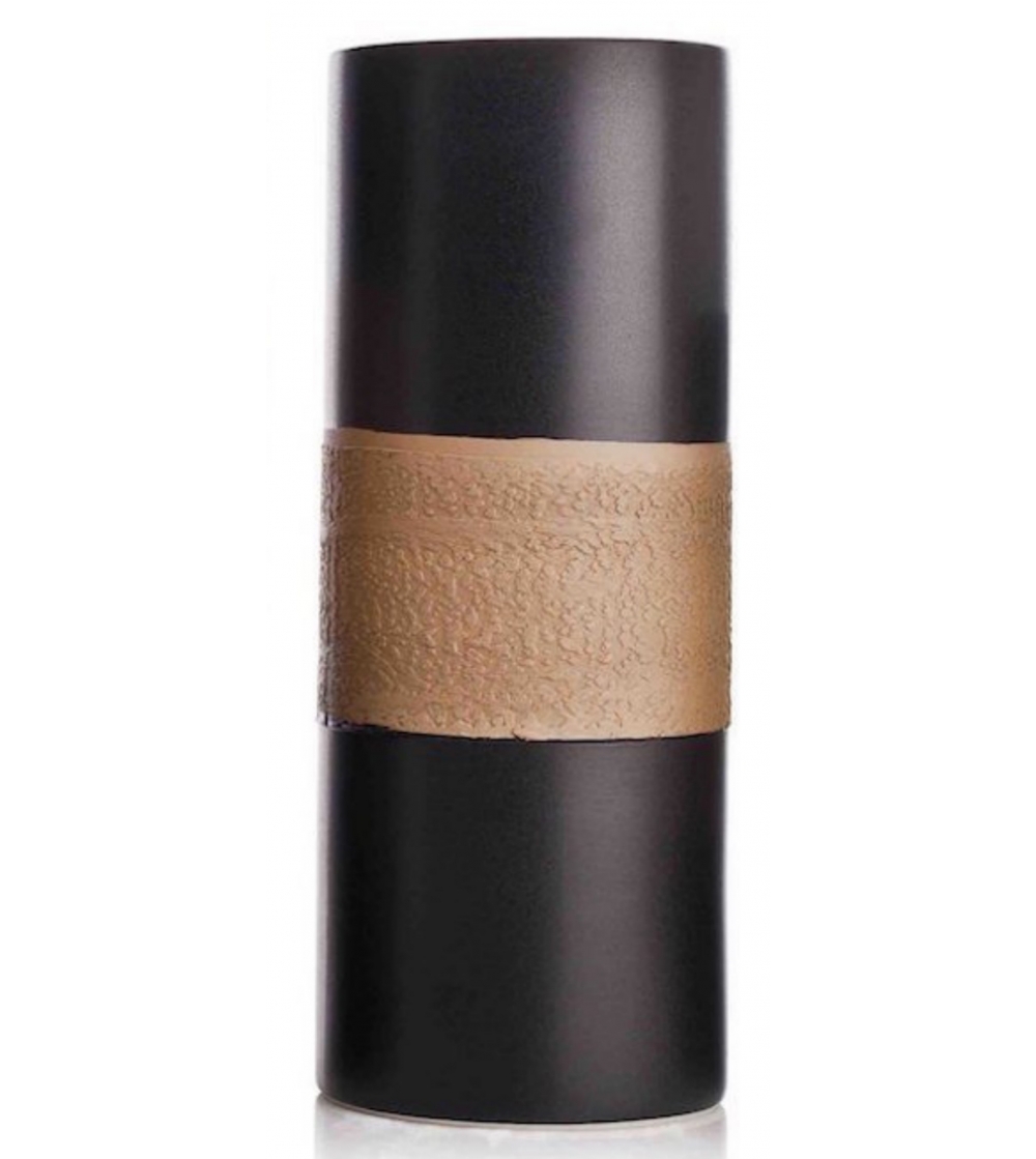 Tubes Medium Vase Black - Ceramiche Bucci