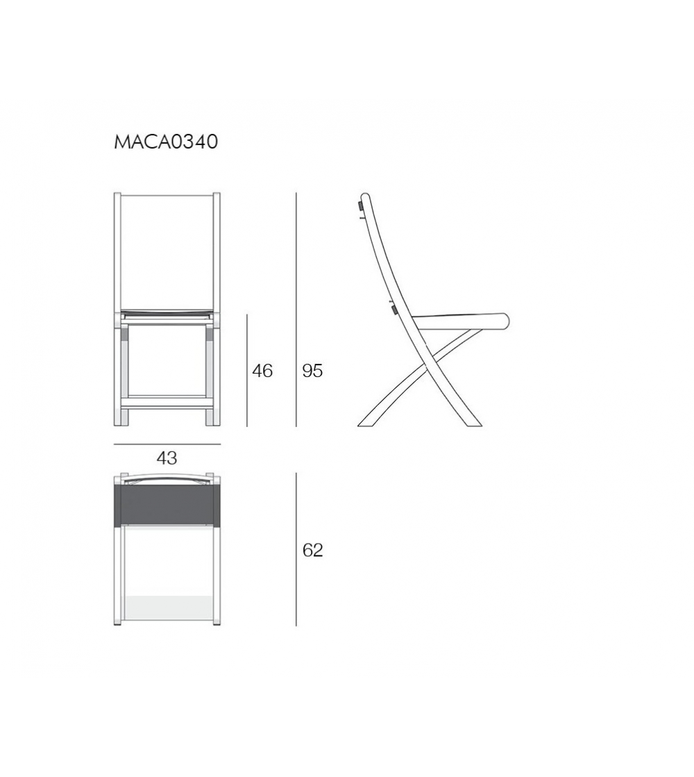 Silla Plegable Macao - Il Giardino Di...