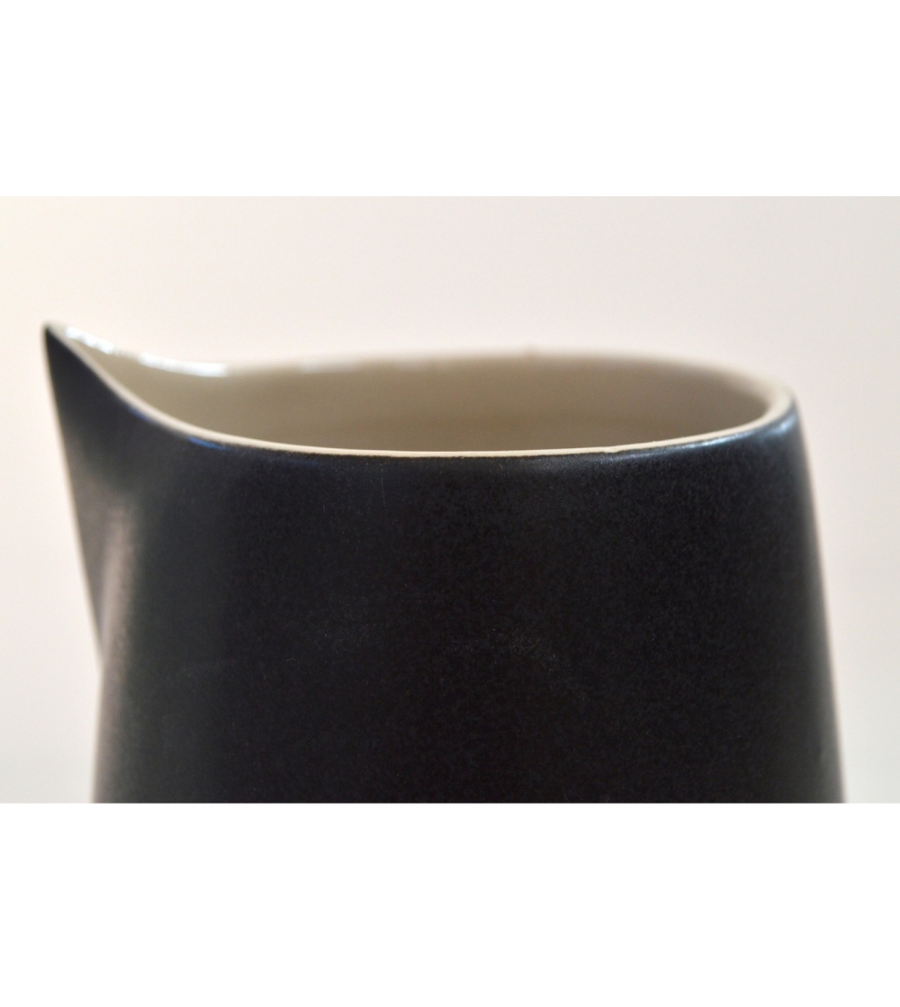 Schwarze Karaffe Fiumana - Ceramiche...