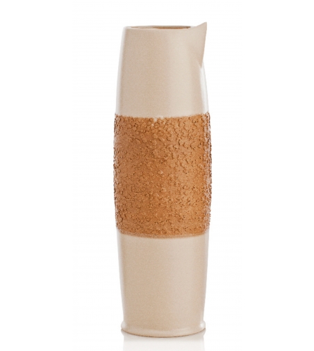 Caraffa Bianca Con Graffita Fiumana - Ceramiche Bucci