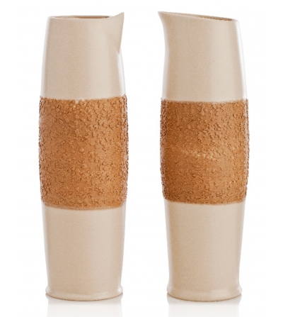 Caraffa Bianca Con Graffita Fiumana - Ceramiche Bucci 2