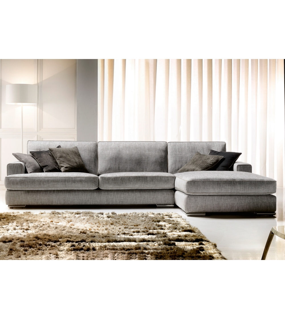 Sofa With Chaise Longue Panama - Cava Divani