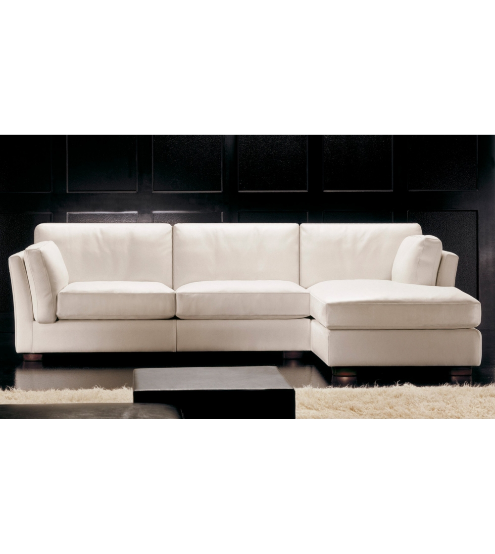 Sofa With Chaise Longue Manhattan - Cava Divani