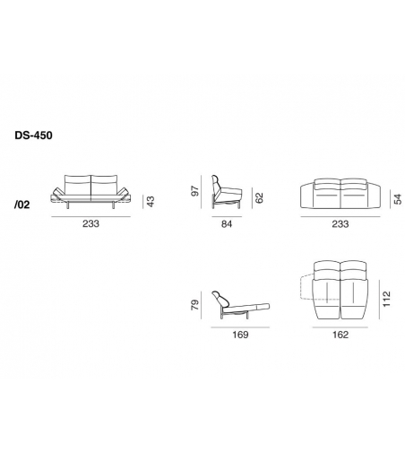 De Sede - DS-450 Convertible Sofa