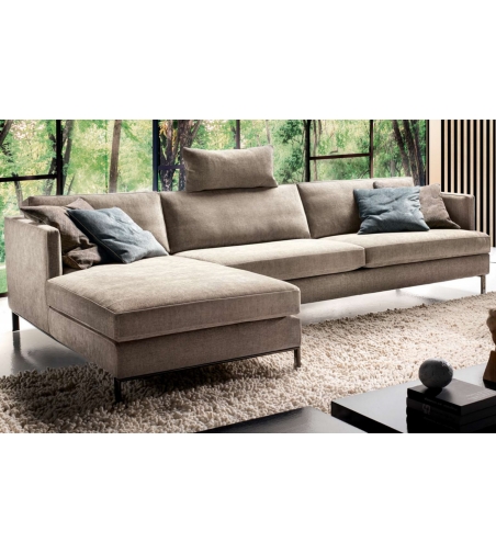 Canapé Avec Chaise Longue Soul - Cava Divani