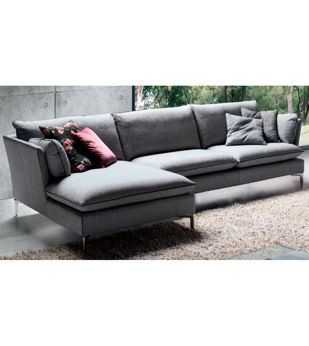 Sofá Con Chaise Longue Joy - Cava Divani