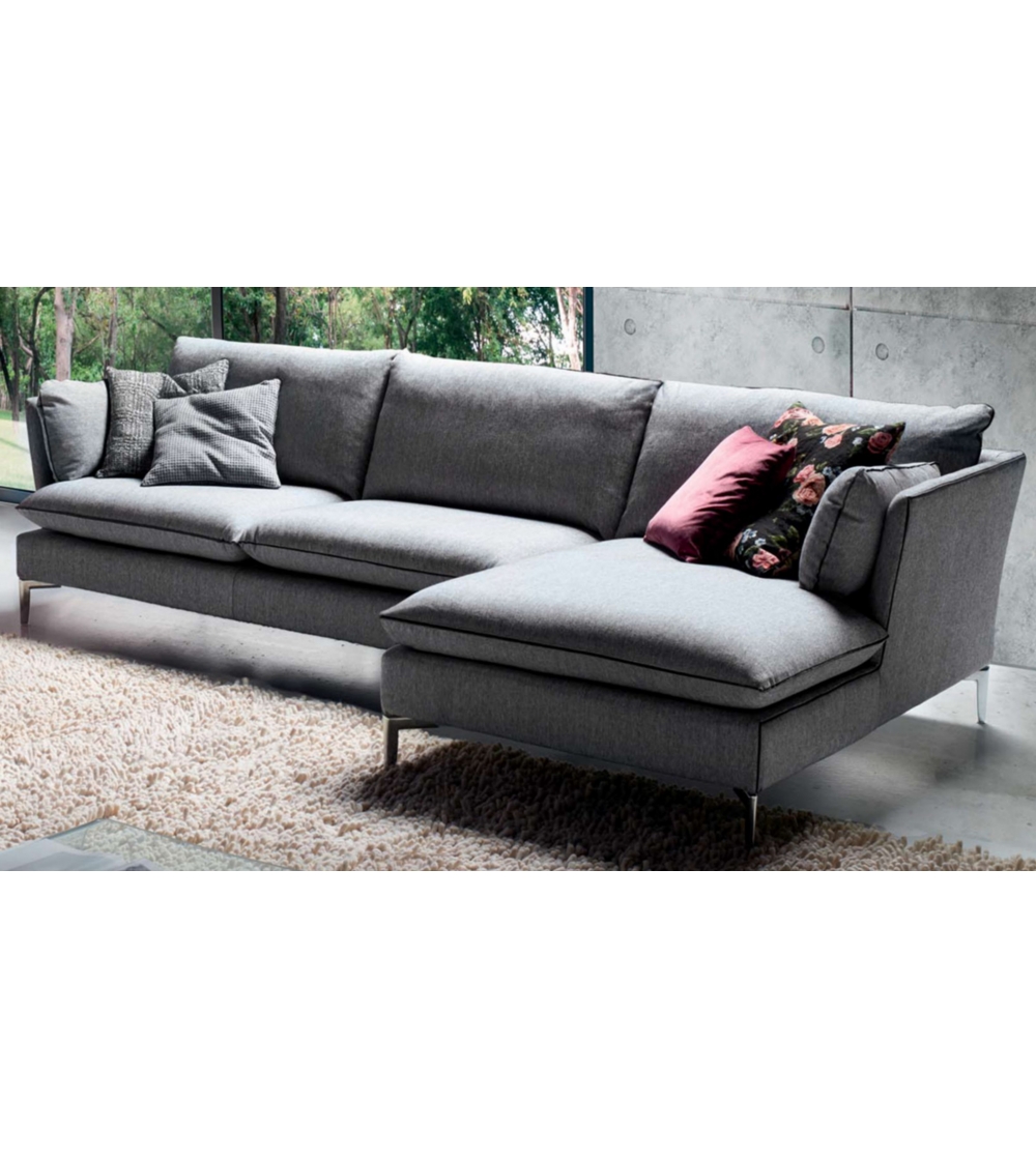Divano Con Chaise Longue Joy - Cava...