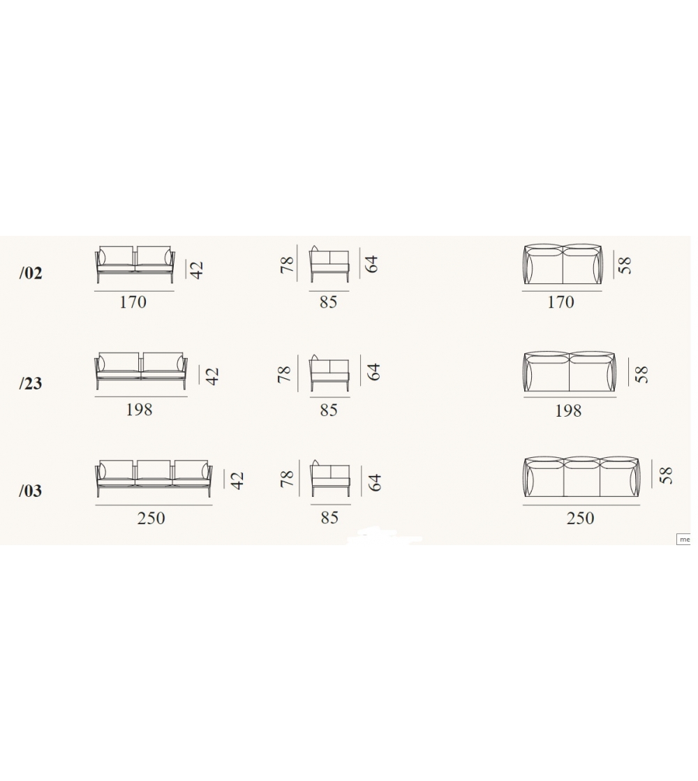 Canapé DS-333 - De Sede