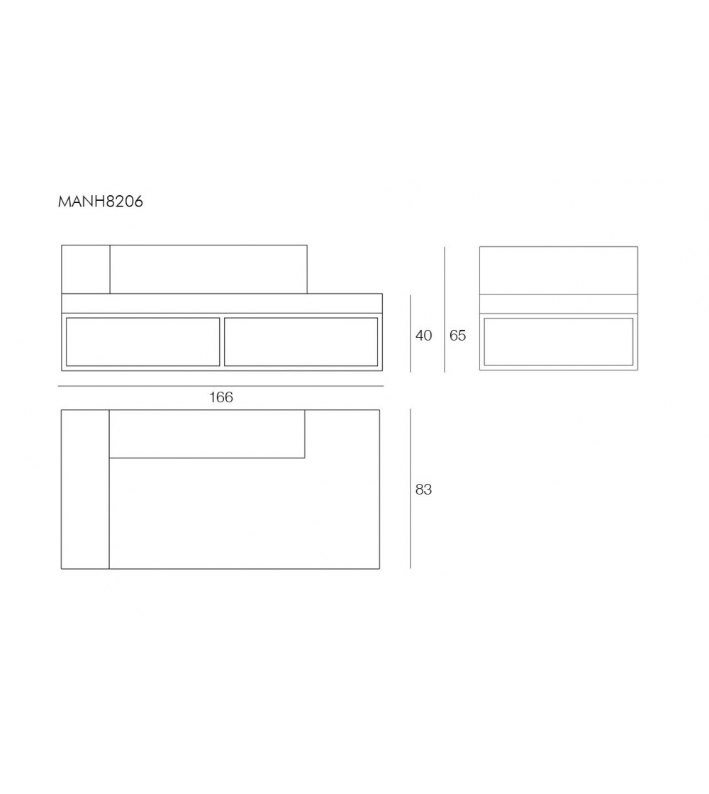 Méridienne Manhattan Sofa - Il...