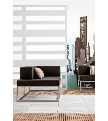 Divano Méridienne Manhattan XL - Il Giardino Di Legno
