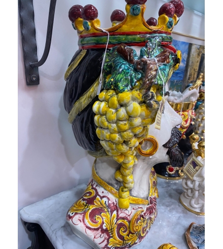 Half-length Man Sculpture - Ceramiche Artistiche Siciliane