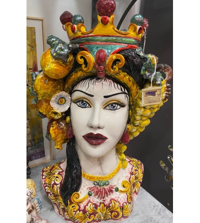 Escultura Medio Cuerpo Mujer - Ceramiche Artistiche...