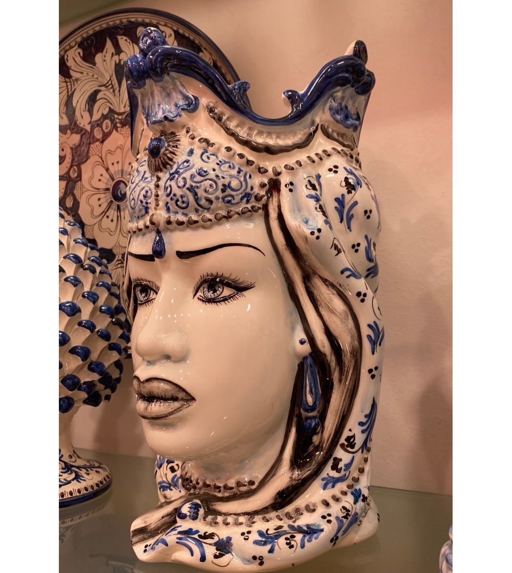 Modernes Blau Testa Di Moro -...