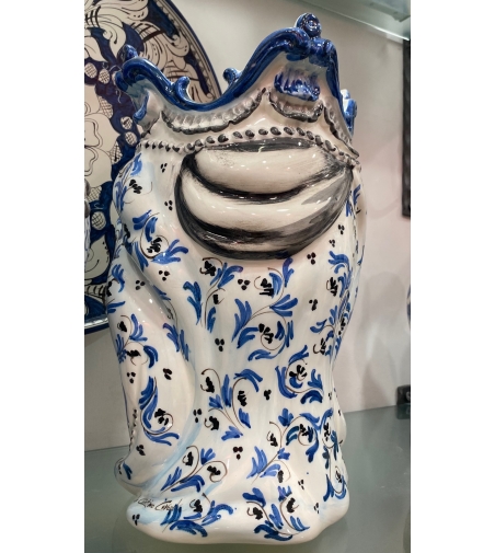 Testa Di Moro Bleu Moderne - Ceramiche Artistiche Siciliane