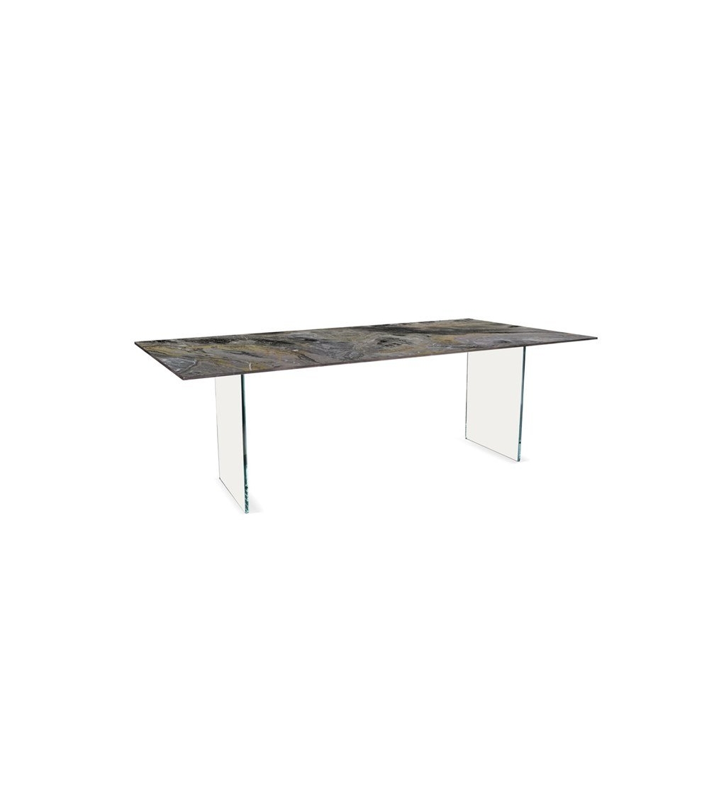 Mesa de Vidrio de Mármol Monolite 72...