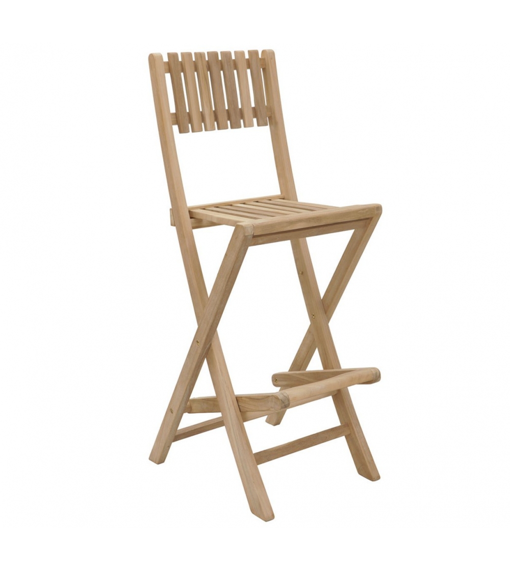 Moon Folding Bar Stool - Il Giardino Di Legno