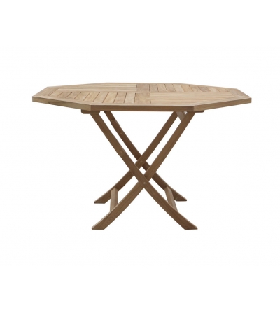 Mesa Octogonal Plegable Jimbaran Moon - Il Giardino Di Legno