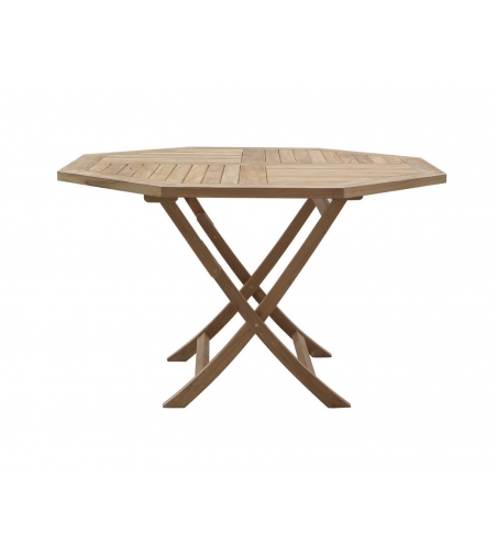 Jimbaran Moon Folding Octagonal Table - Il Giardino Di Legno