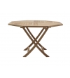 Jimbaran Moon Folding Octagonal Table - Il Giardino Di Legno