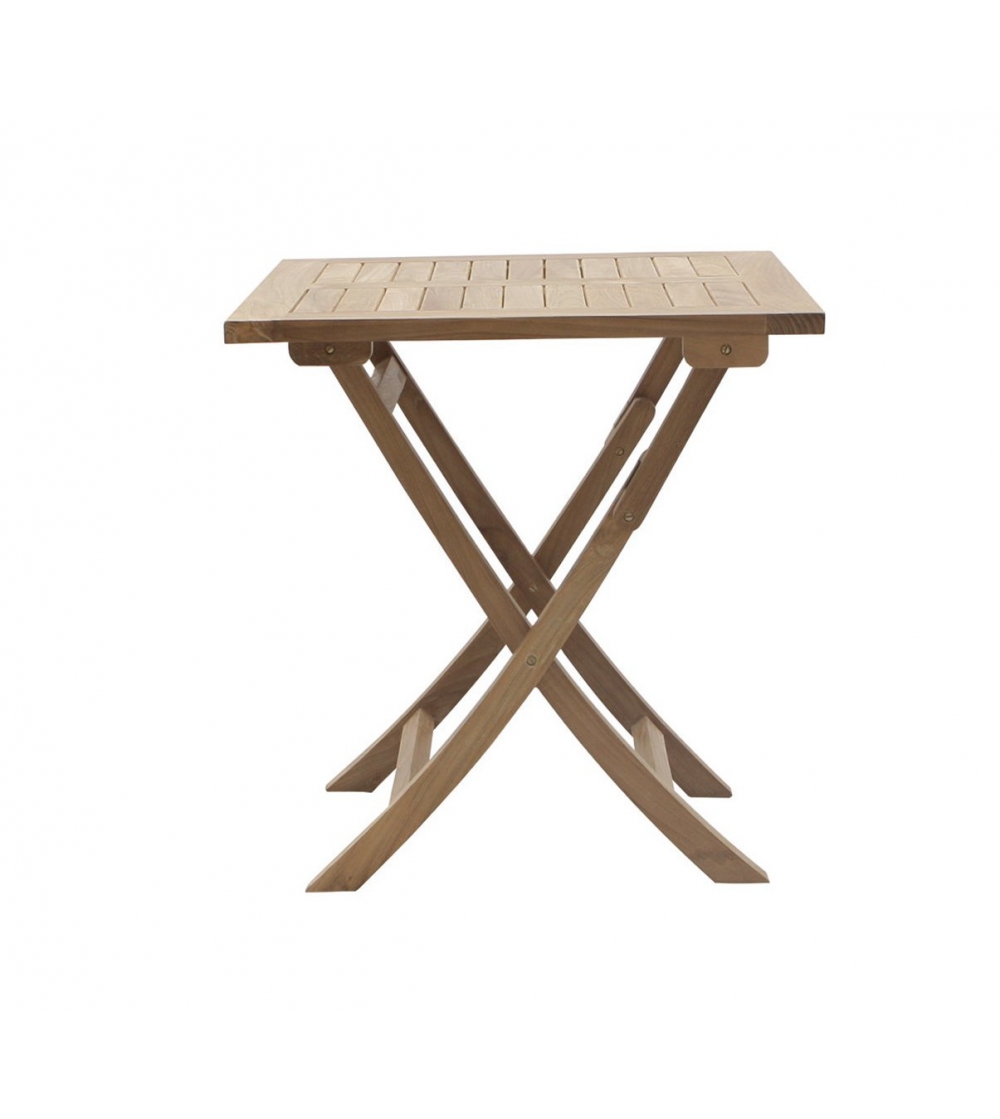 Table Carrée Pliante Singaraja Moon - Il Giardino Di Legno