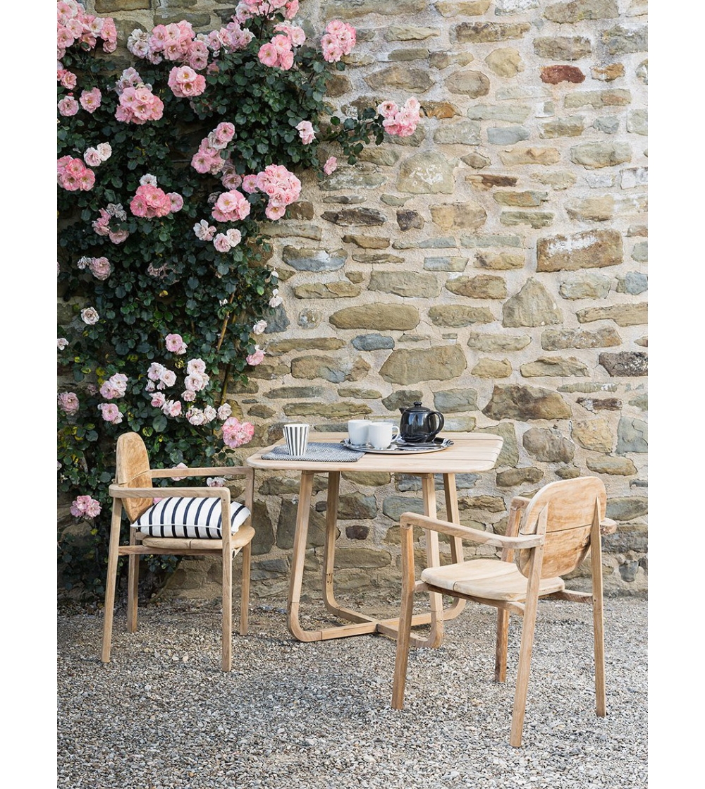Mesa Cuadrada Plegable Pebbles - Il...