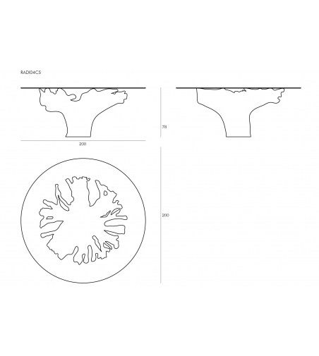 Radice Runde Tisch - Il Giardino Di Legno