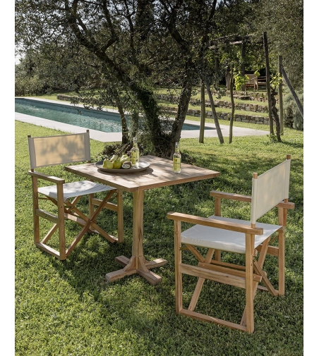 Regista Chair With Fabric - Il Giardino Di Legno