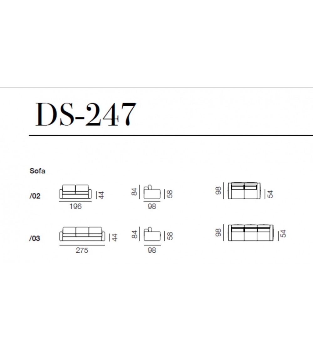 Sofá Modular DS-247 - De Sede