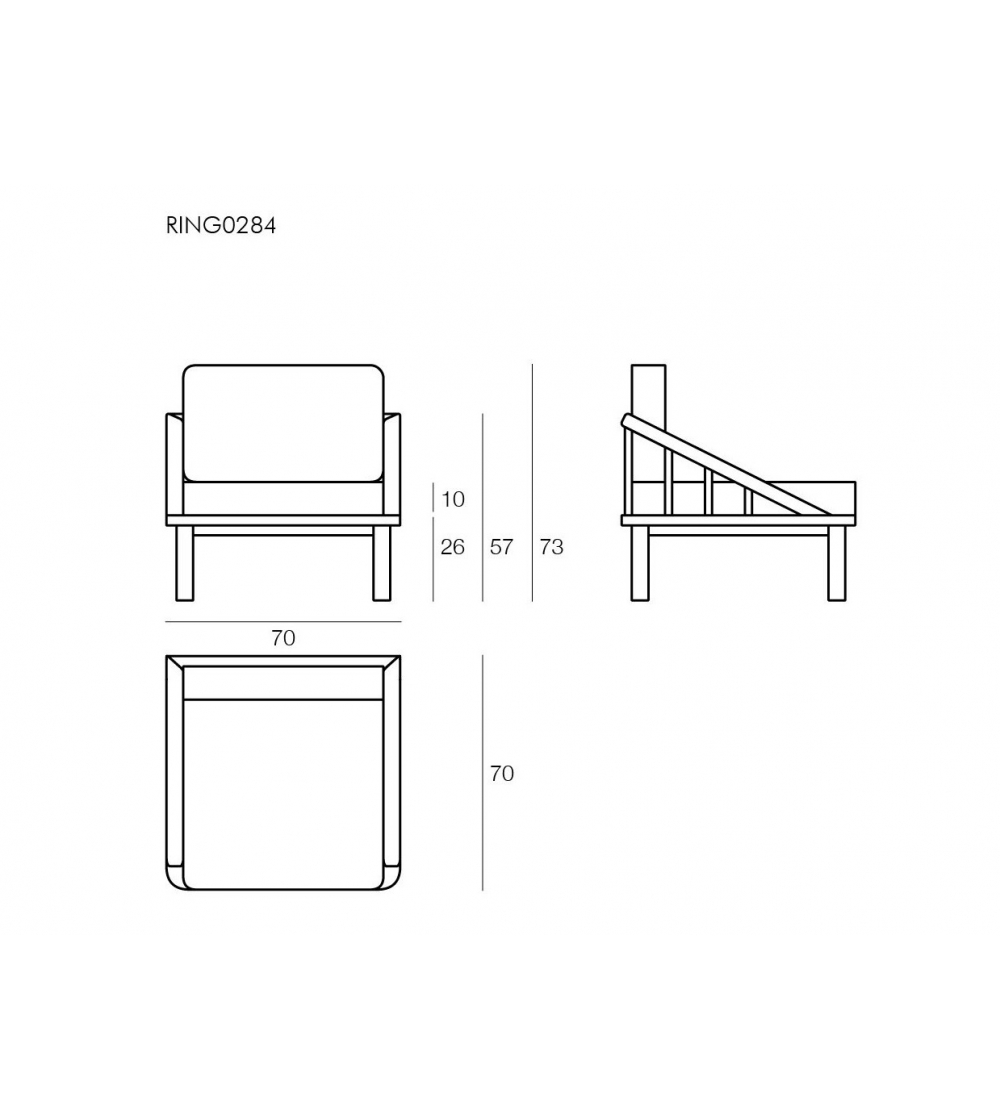Fauteuil Ring - Il Giardino Di Legno