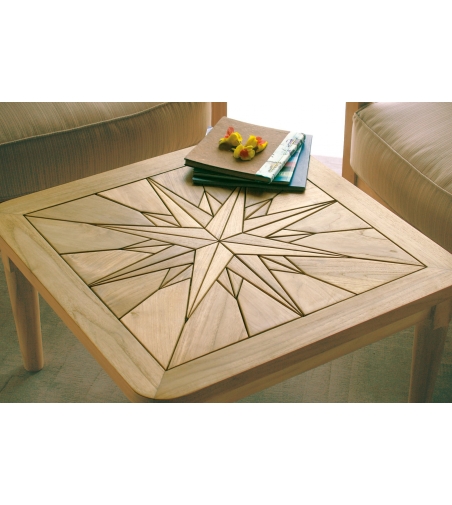 Mistral Saint Laurent Quadratischer Couchtisch - Il Giardino Di Legno