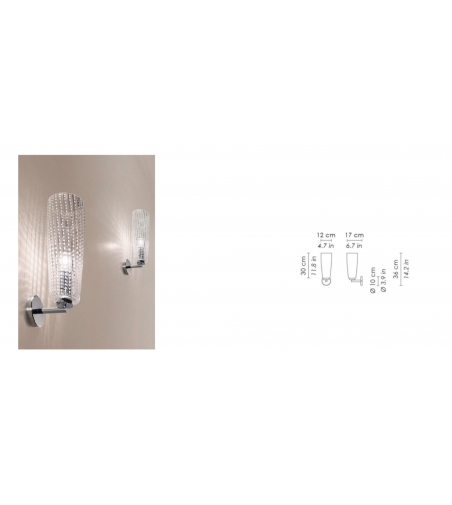 Wandlampe Perle - Zafferano
