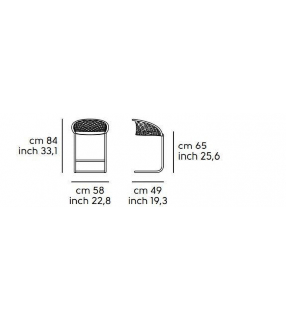 Midj - P47 H65 M TS-CU Hocker